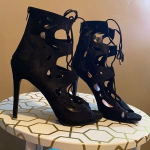 Call It Spring - Lace Up Stiletto Heel
